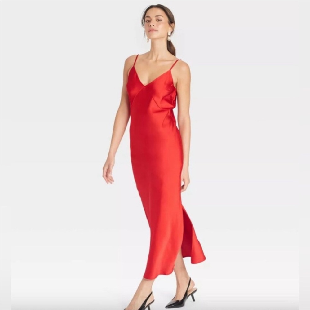 A New Day, Red, Midi Dress!